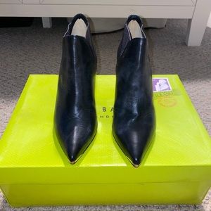 Ted Baker Black Leather Ankle Boots